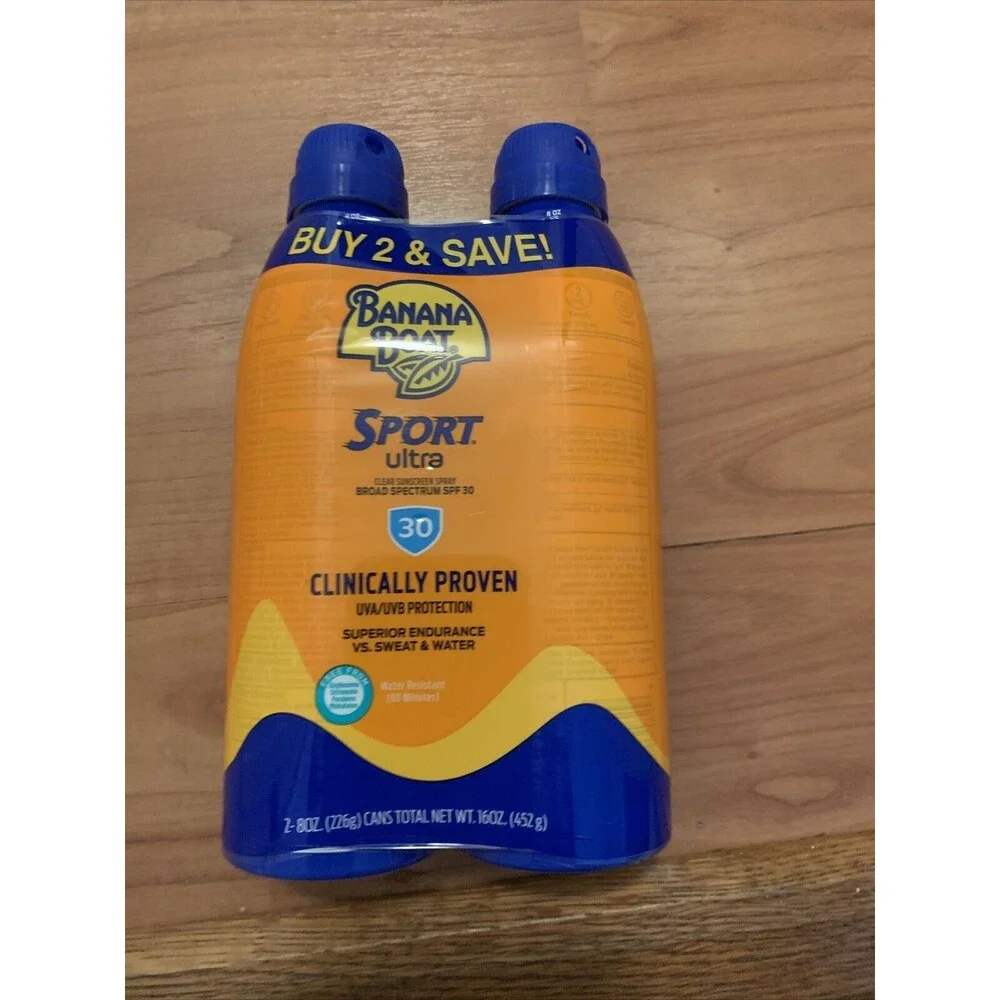 Banana Boat Sunscreen Sport Ultra Broad Spectrum Sunscreen Spray SPF 30 2-Pack
